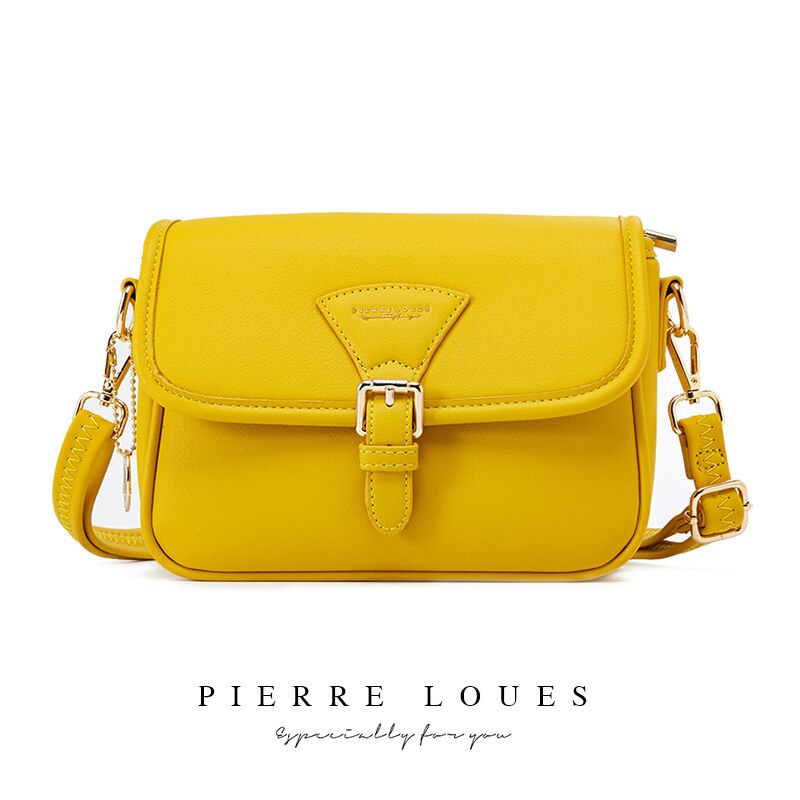 Pierre Loues Crossbody Handbag. With six vibrant colors to choose from, you might be tempted to get two. And at this value, why not?  Ample room for your necessities. Stylish accessory. 