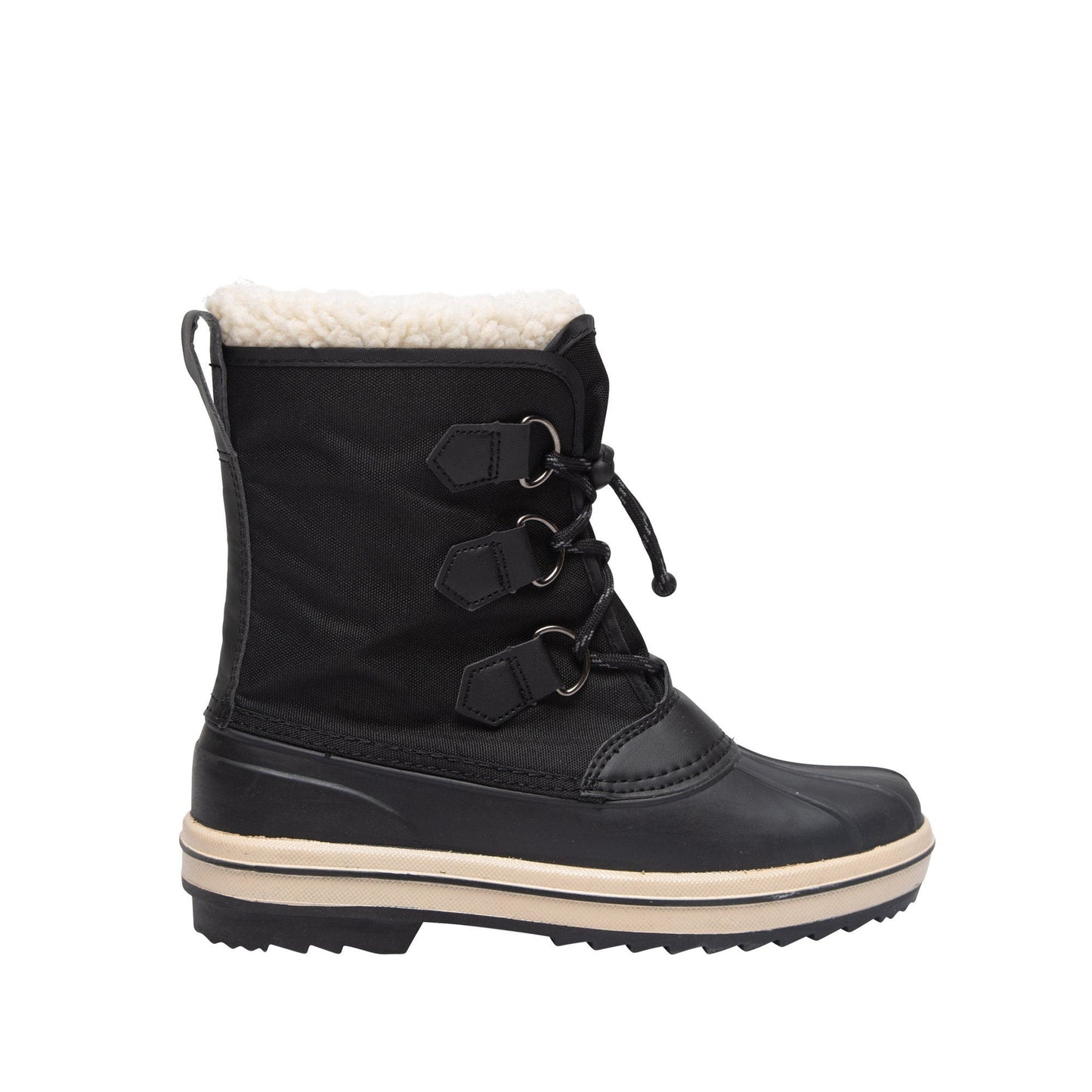 Protect your little one's tootsies on a cold day with our Winter Boots Black. Made from soft acrylic, these boots are the perfect way to keep the feet warm, and the neutral color makes them a cinch to pair with any outfit.