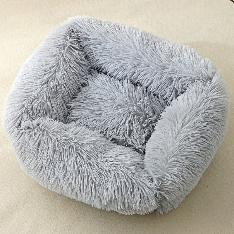 Plush Cushion Pet Bed Square