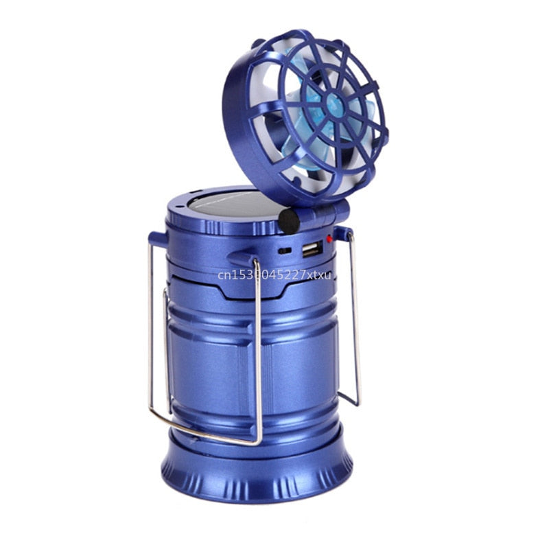 Portable Weatherproof LED Lantern With Fan