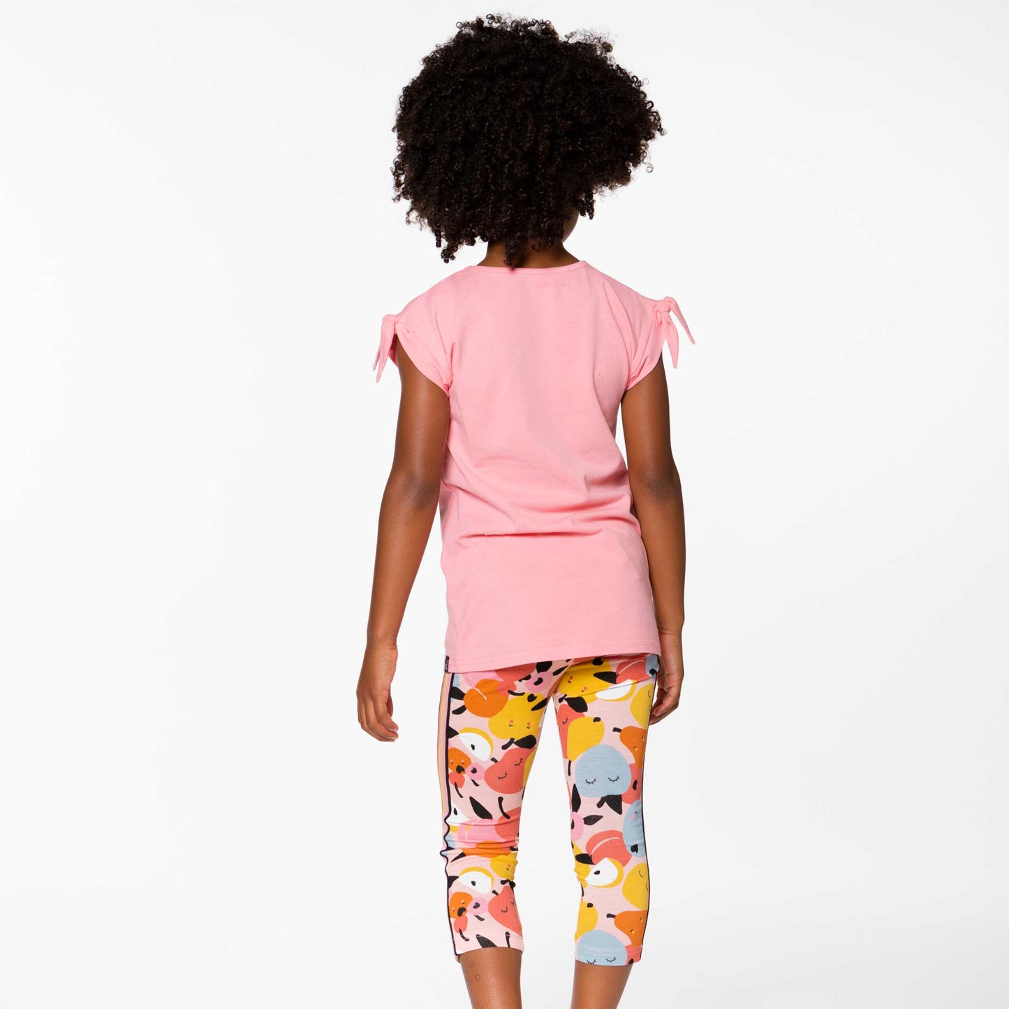 Printed Leggings Pink Fruits