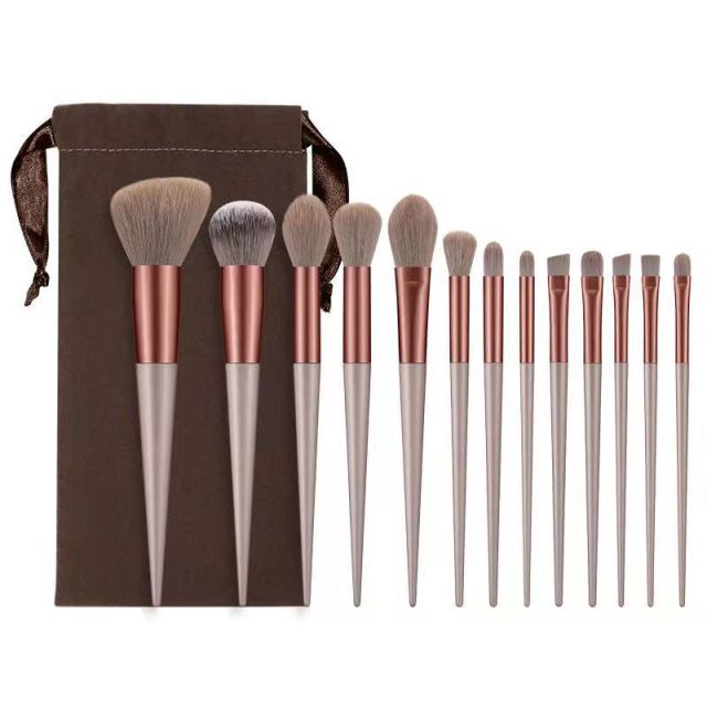 13Pc Makeup Brush Set