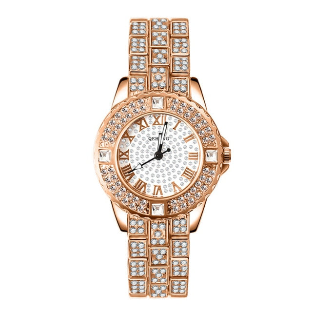 Crystal Watch and Bracelet Set