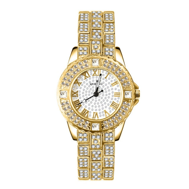 Crystal Watch and Bracelet Set