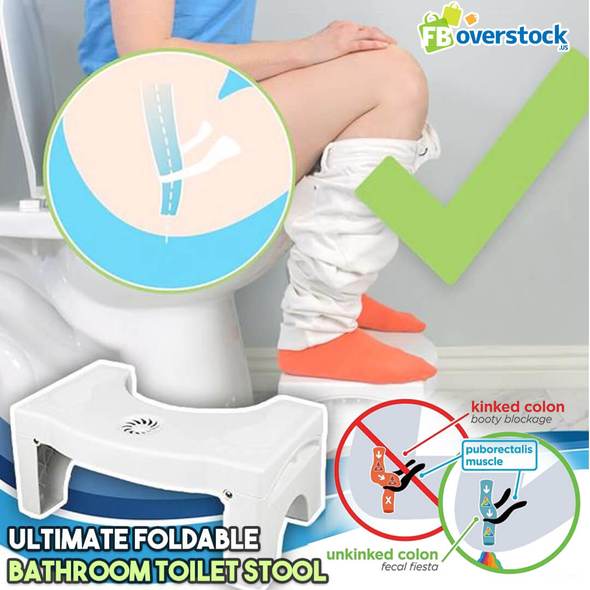 Ultimate Foldable Toilet Foot Stool