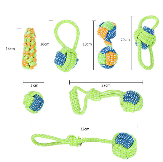 Non-toxic Cotton Chew Toys