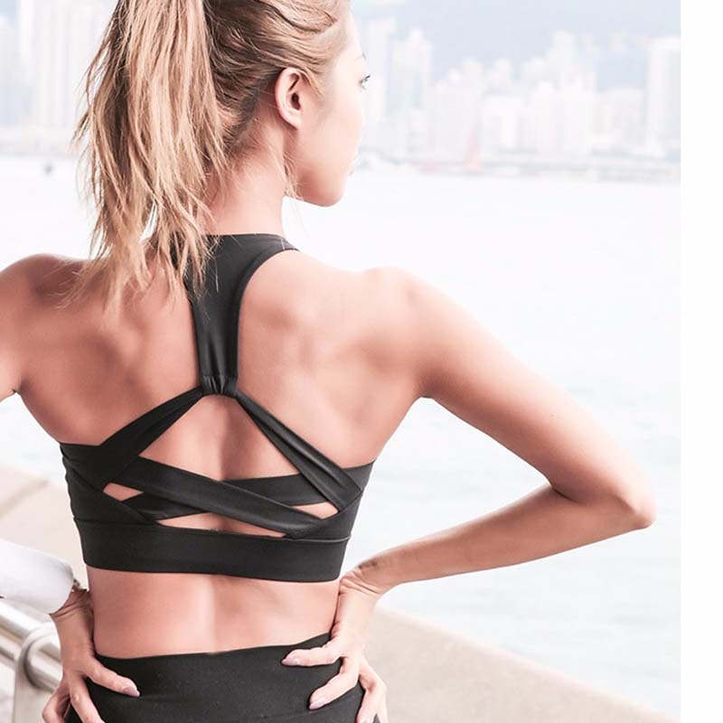 Athletic Racer Strap Back Sports Bra