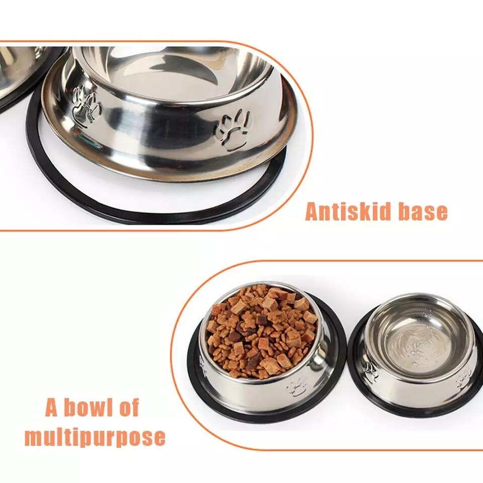 Non-slip Stainless Steel Feeding Bowl