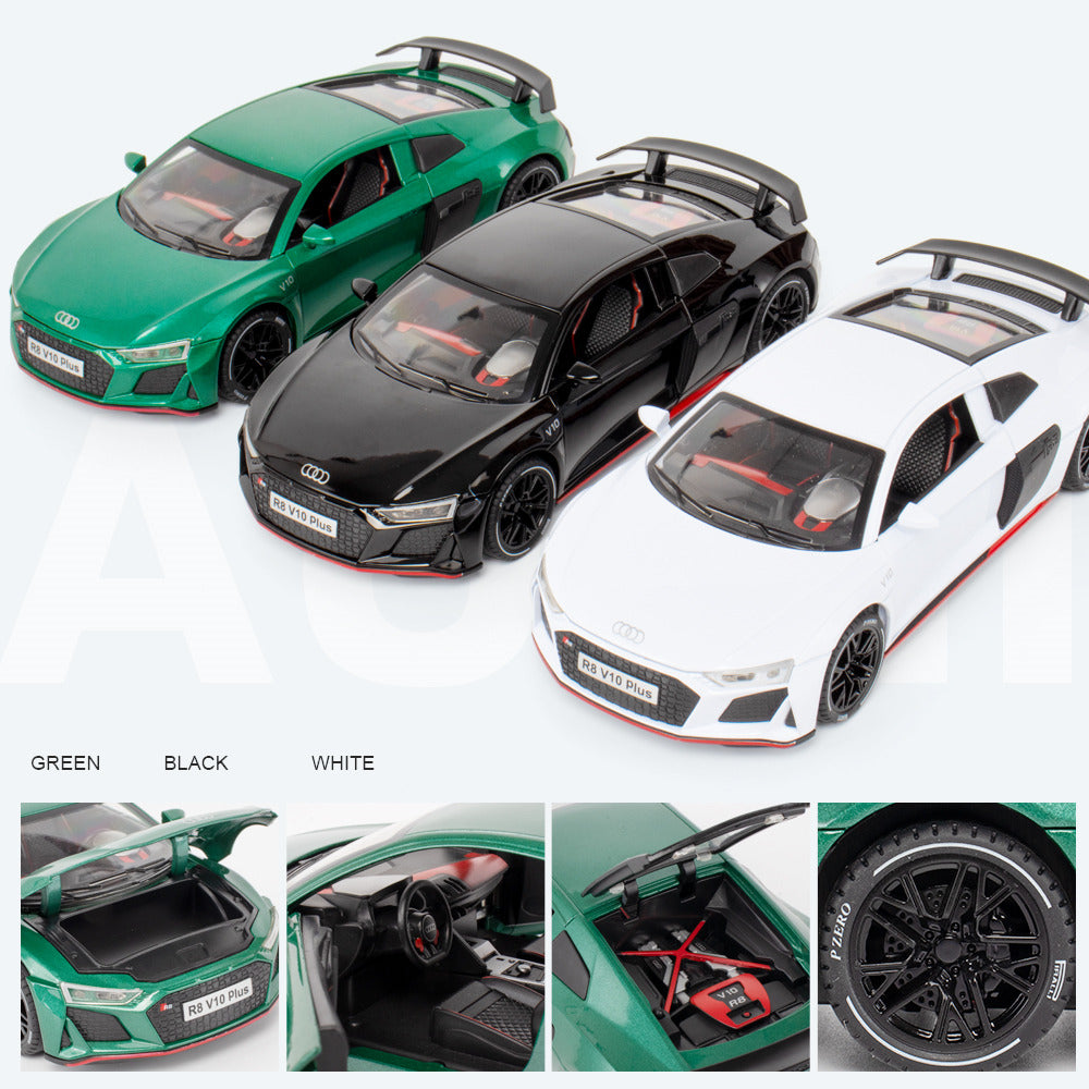 AUDI R8 Coupe V10 Plus Diecast Sports Car Model