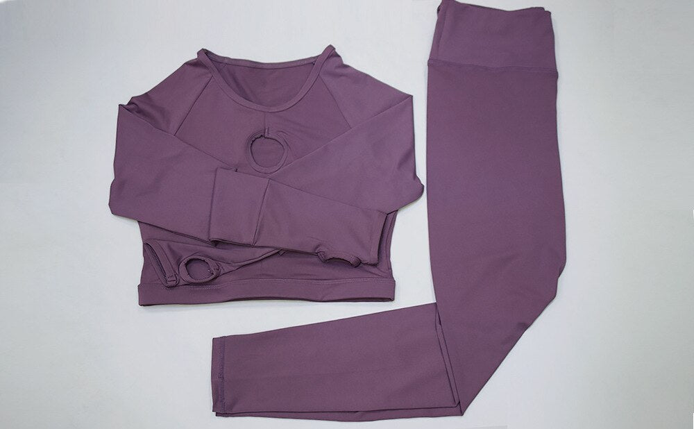 2Pc Keyhole Athleisure Set