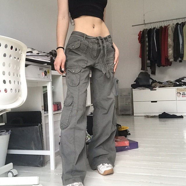 Low Rise Cargo Pants