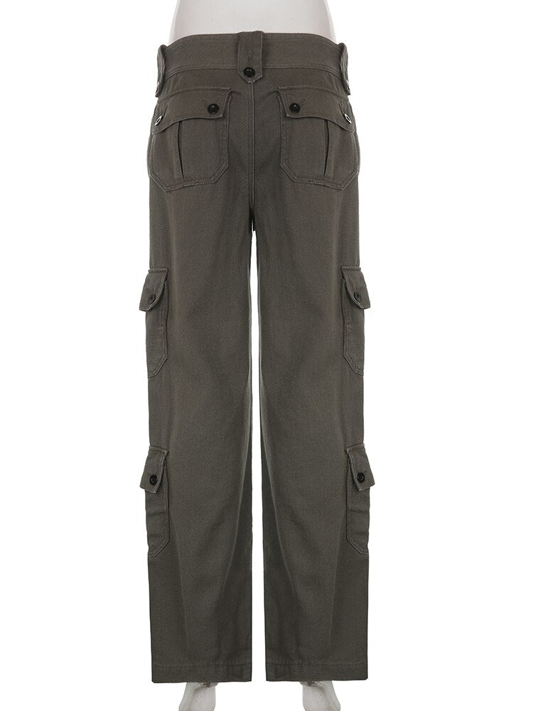 Low Rise Cargo Pants