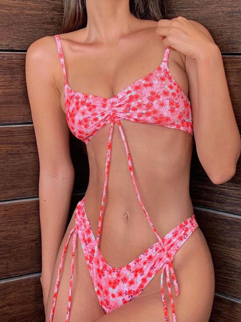 Triangle O-Ring Bikini Set