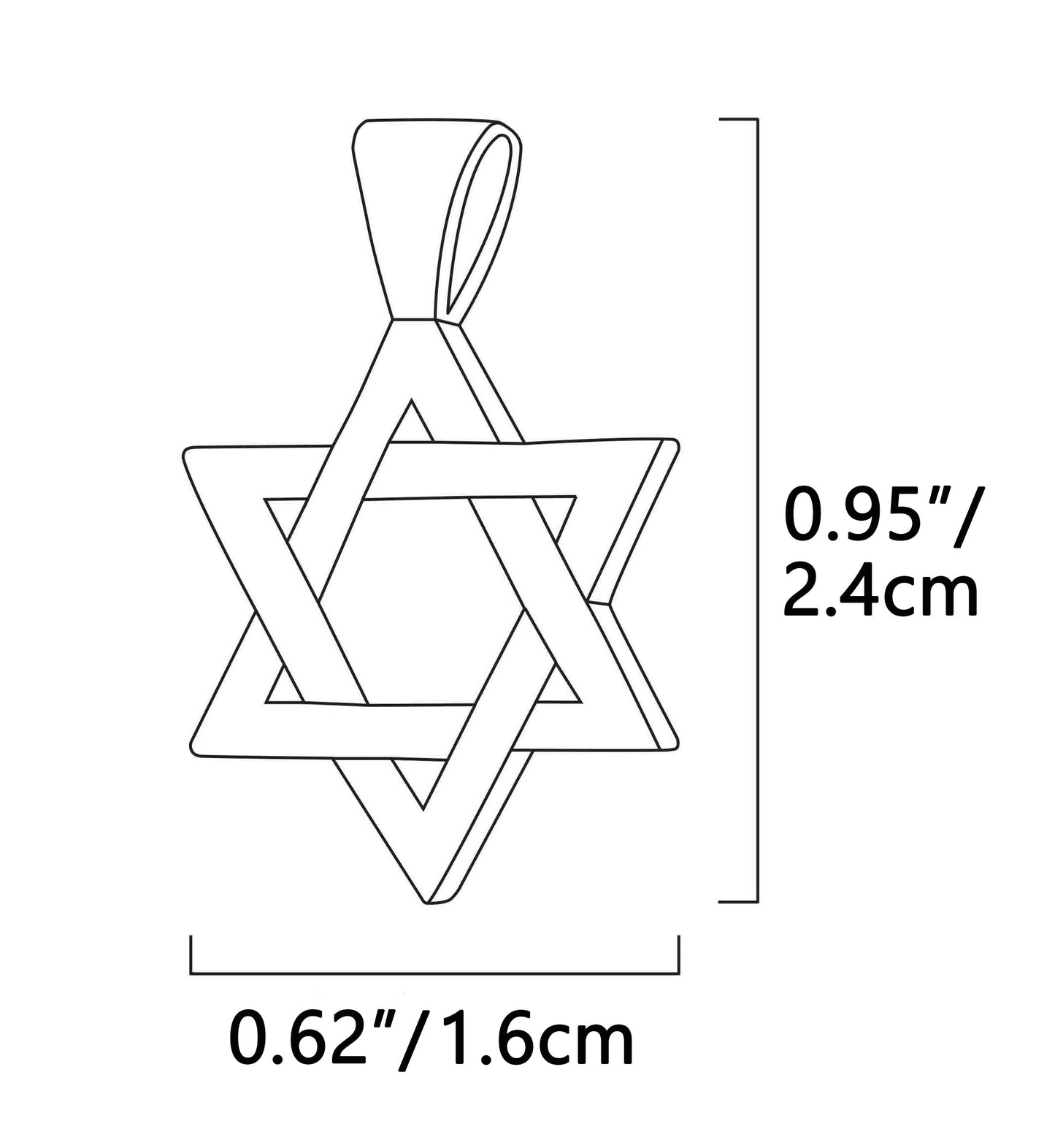 Star of David Pendant Necklace