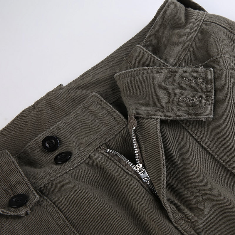 Low Rise Cargo Pants