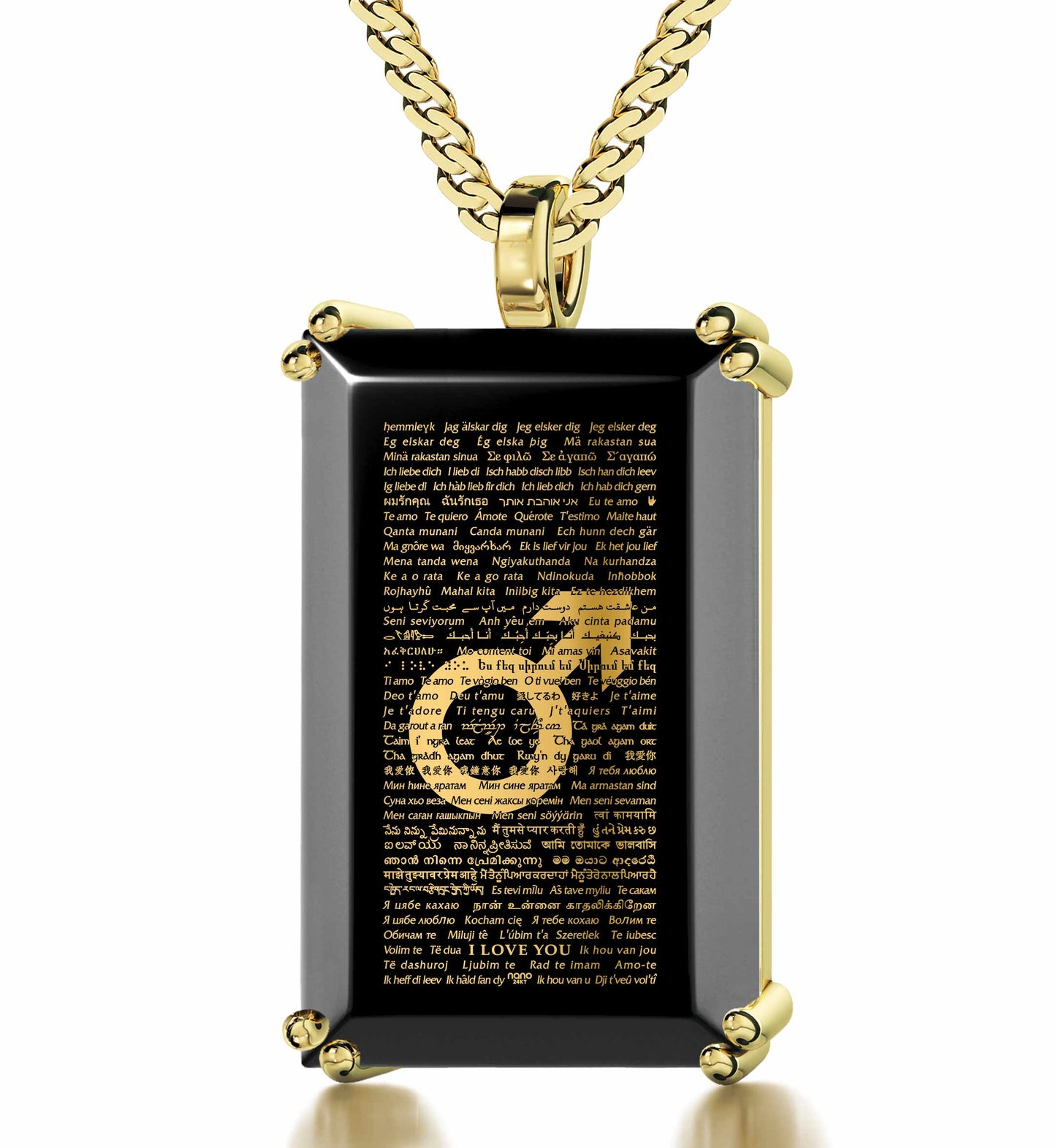 24k Gold Men Are from Mars Pendant Necklace