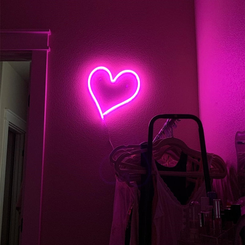 38cm Big Heart Shape Neon Sign