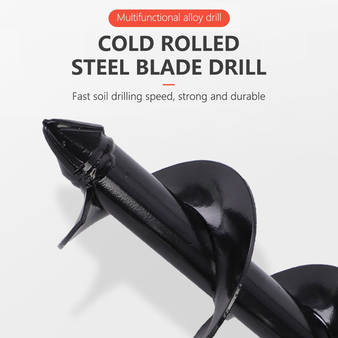 Cold Rolled Steel Blade Garden Drill Bit