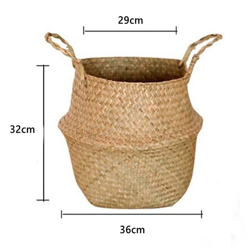 Wickerwork Handmade Seagrass Planter Basket