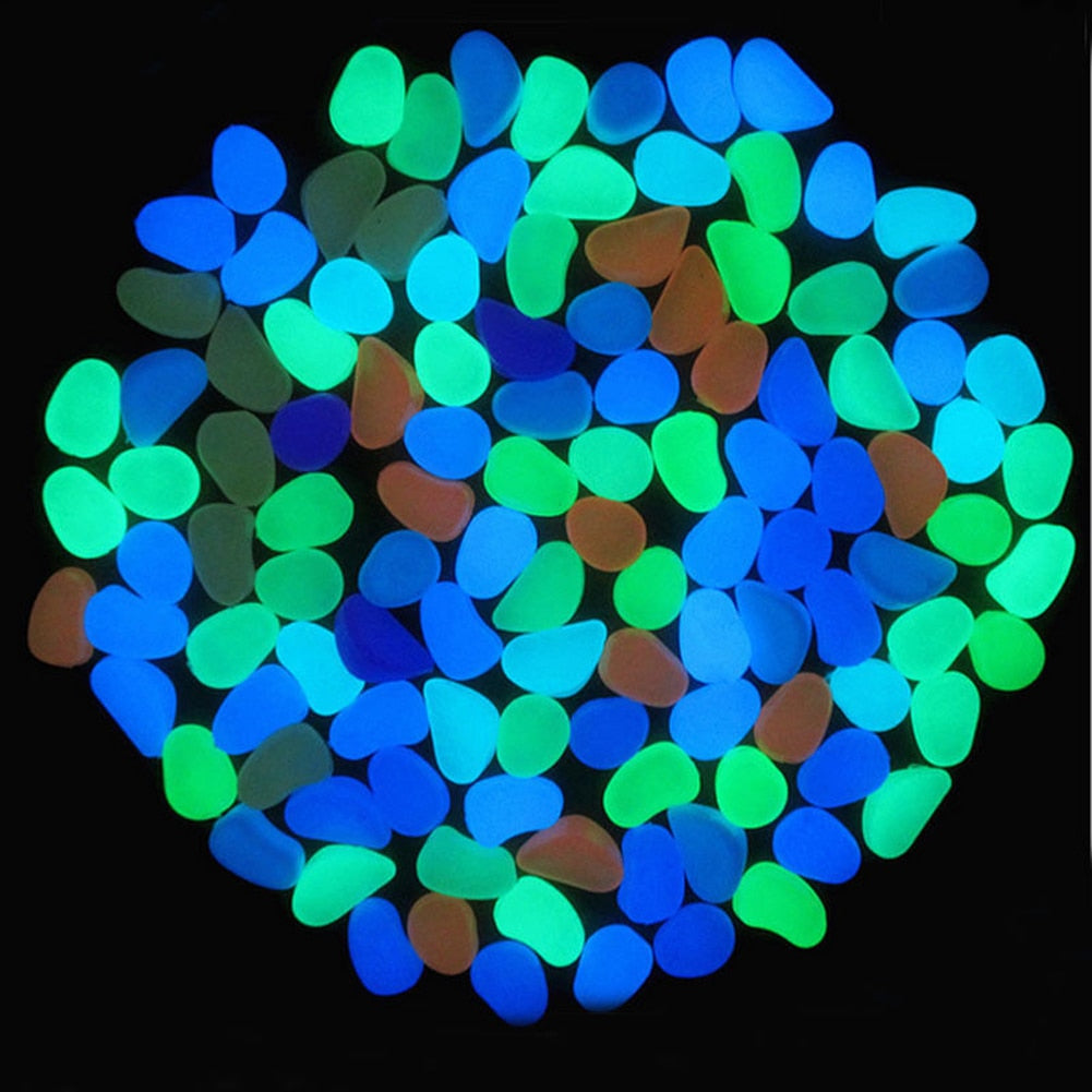 Glow In The Dark Luminous Garden Pebbles