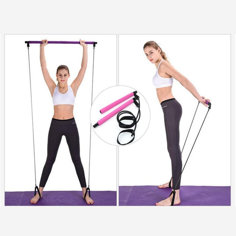 Pilates Bar and Resistance Band