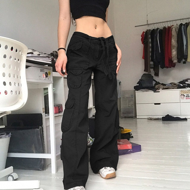 Low Rise Cargo Pants