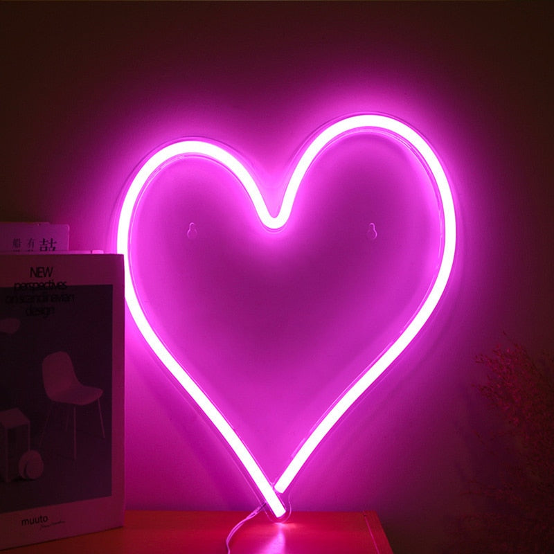 38cm Big Heart Shape Neon Sign