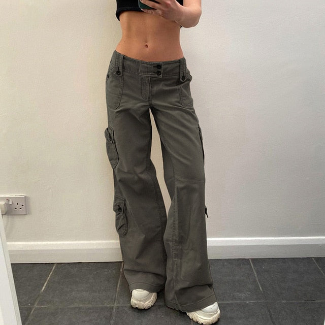 Low Rise Cargo Pants