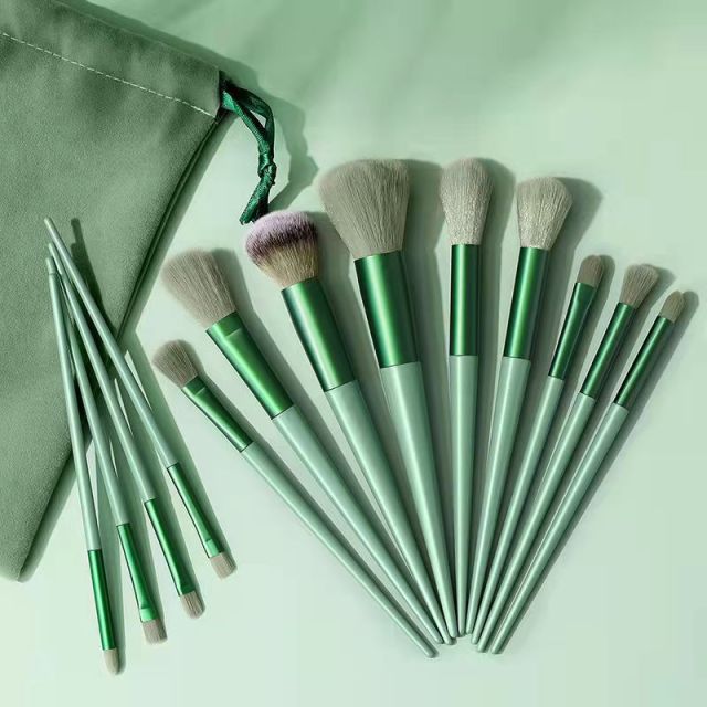 13Pc Makeup Brush Set