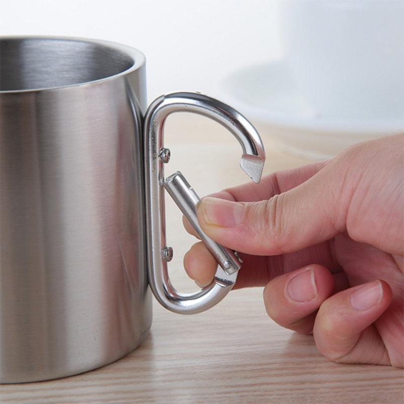 Carabiner Hook Stainless Steel Cup