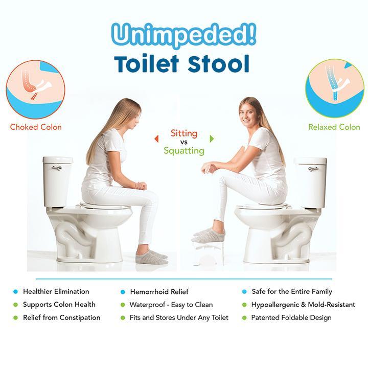 Ultimate Foldable Toilet Foot Stool