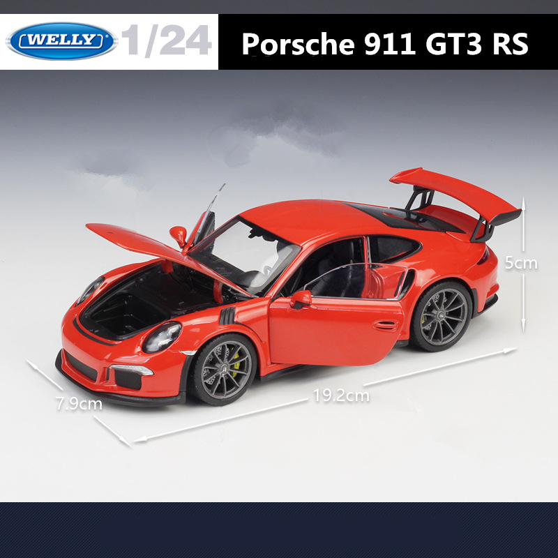 Porsche 911 GT3 RS Diecast Sports Car Model