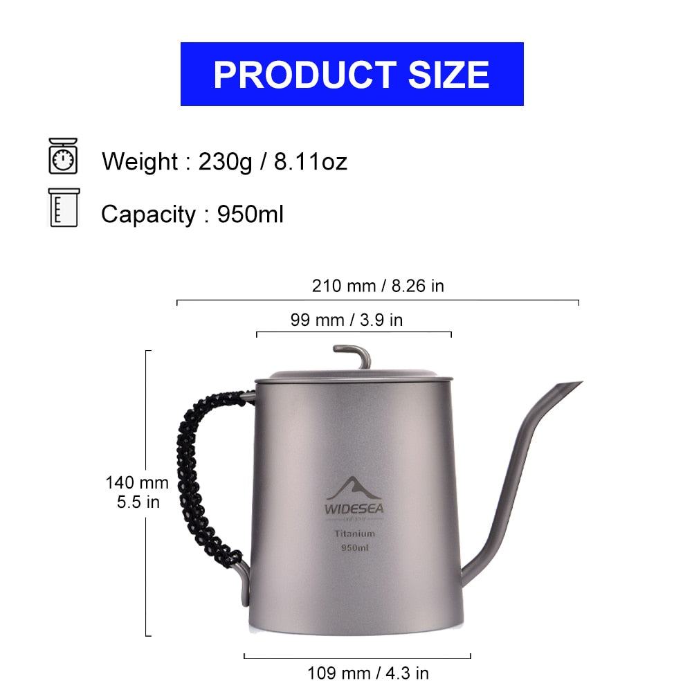 Titanium Coffee Kettle