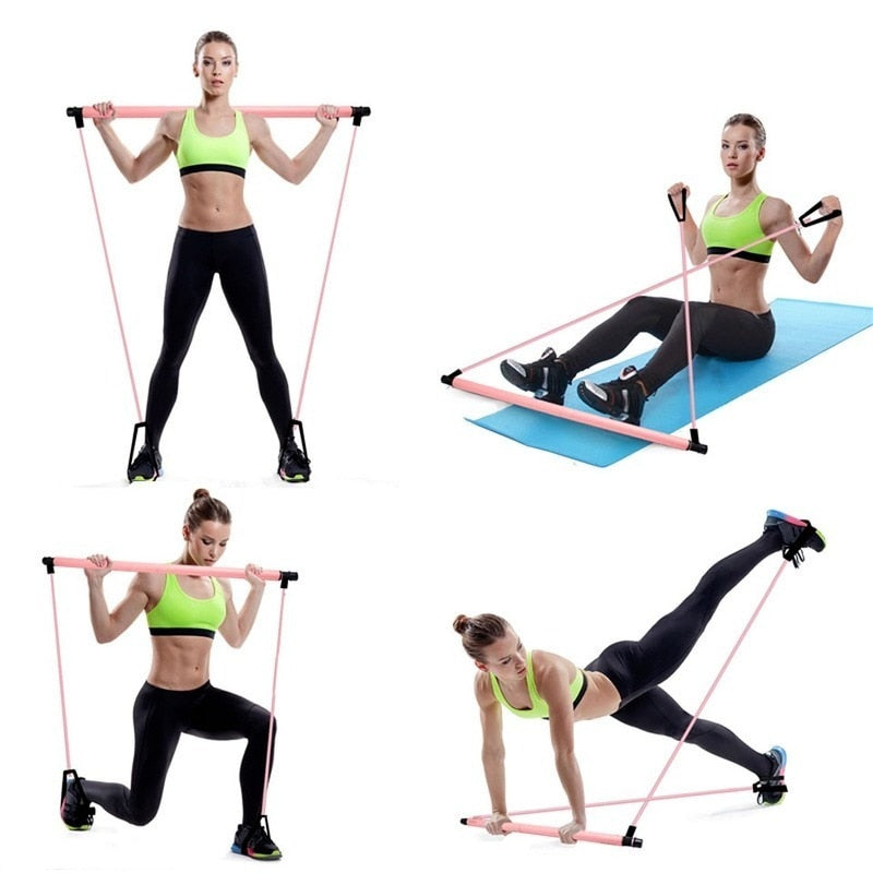 Pilates Bar and Resistance Band