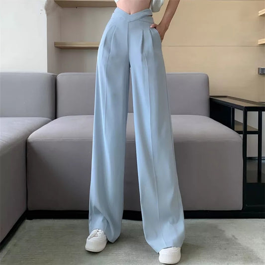 Pleated Wide Leg Pants