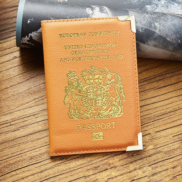 Passport Cover Case with Zipper