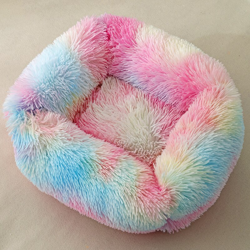 Plush Cushion Pet Bed Square